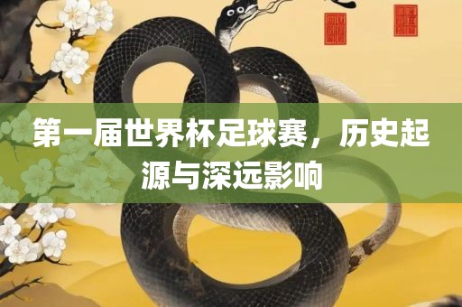 广西贺州市华昌新材料有限公司第一届世界杯足球赛，历史起源与深远影响