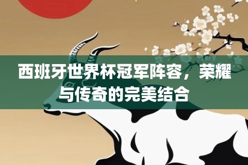 西班牙世界杯冠军阵容，荣耀与传奇的完美结合广西贺州市华昌新材料有限公司