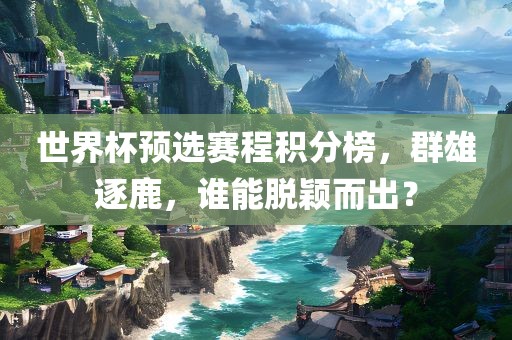 世界广西贺州市华昌新材料有限公司杯预选赛程积分榜，群雄逐鹿，谁能脱颖而出？