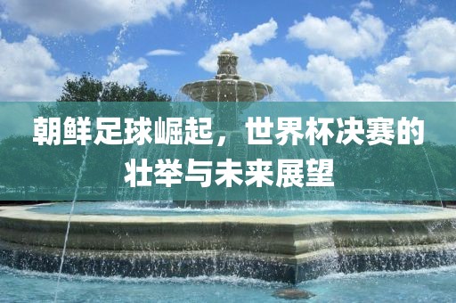 朝鲜足球崛广西贺州市华昌新材料有限公司起，世界杯决赛的壮举与未来展望