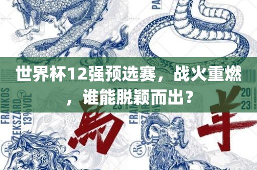 世界杯广西贺州市华昌新材料有限公司12强预选赛，战火重燃，谁能脱颖而出？