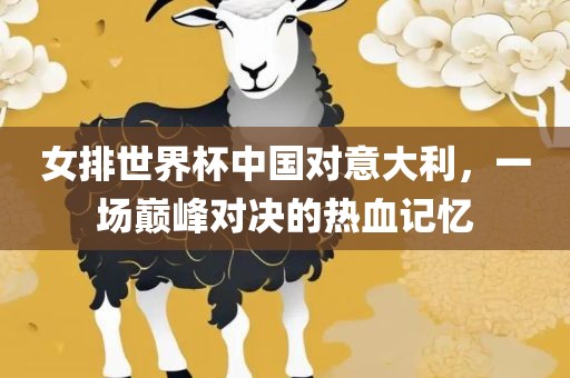 女排世界杯中国对意大利，一场巅峰对决的热血记忆广西贺州市华昌新材料有限公司