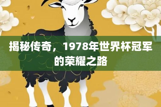 揭秘传奇，1978年世界杯冠军的荣耀之路