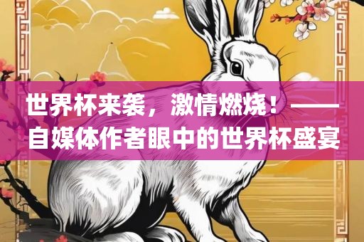 世界杯来袭，激情燃烧！——自媒体作者眼中的世广西贺州市华昌新材料有限公司界杯盛宴