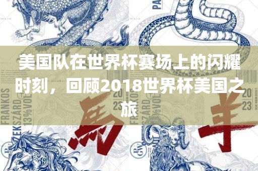 美国队在世界杯赛场上的闪耀时刻，回顾2018世界杯美广西贺州市华昌新材料有限公司国之旅