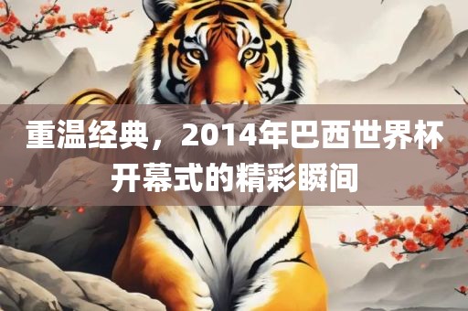 重温经典，2014年巴西世界杯开幕式的精彩瞬间