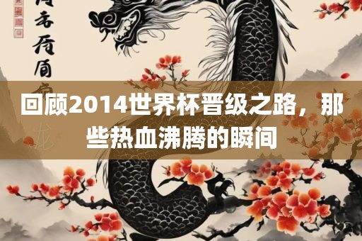 回顾2014世界杯晋级之路，那些热血沸腾的瞬间