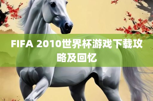 FIFA 2010广西贺州市华昌新材料有限公司世界杯游戏下载攻略及回忆