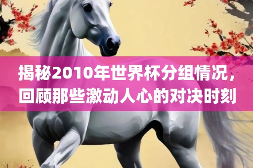 揭秘2010年世界杯分组情况，回顾那些激动人心的对决时刻广西贺州市华昌新材料有限公司