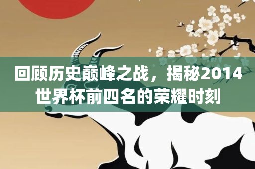 回顾历史巅峰之战，揭秘2014世界杯前四名的荣耀时刻