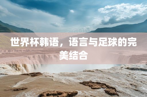 世界杯韩语，语言与足球的完美结合广西贺州市华昌新材料有限公司