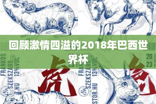 回顾激情四溢的2018年巴西世界杯