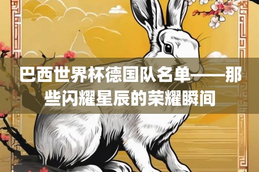 巴西世界杯德国队名单——那些闪耀星辰的荣耀瞬间广西贺州市华昌新材料有限公司