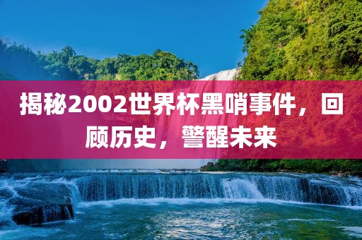 揭秘2002世界杯黑哨事件，回顾历史，警醒未来