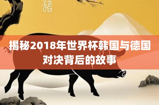 揭秘2018年世界杯韩国与广西贺州市华昌新材料有限公司德国对决背后的故事