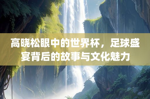 高晓松眼中的世界杯，足球盛宴背后的故事与文化魅力广西贺州市华昌新材料有限公司