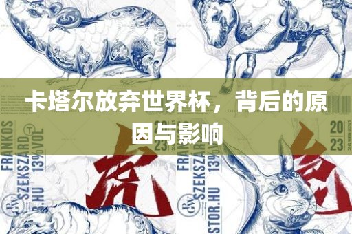 卡塔尔放弃世界杯，背后的原因与影响广西贺州市华昌新材料有限公司