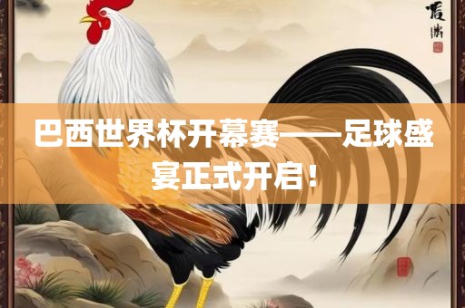 巴西世界杯开幕赛——足球盛宴正式开启！广西贺州市华昌新材料有限公司