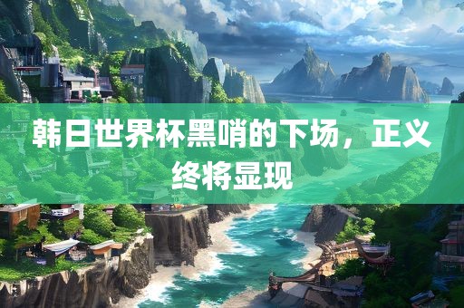 韩日世界杯广西贺州市华昌新材料有限公司黑哨的下场，正义终将显现