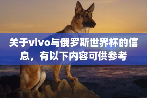 关于vivo与俄罗斯世界杯的信息，有以下内容可供参考广西贺州市华昌新材料有限公司