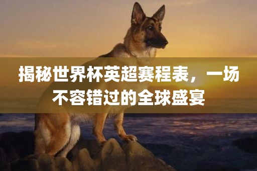 揭秘世界杯英超赛程表，一场不容错过的全球盛宴广西贺州市华昌新材料有限公司
