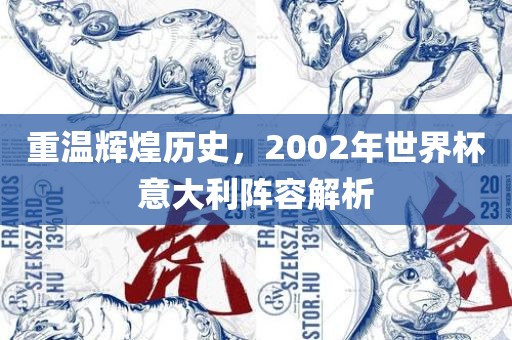 重温辉煌历史，2002年世界杯意大利阵容解析