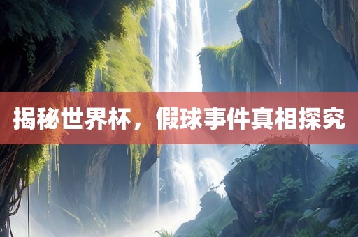 揭秘世界杯，假球事件真相探究广西贺州市华昌新材料有限公司