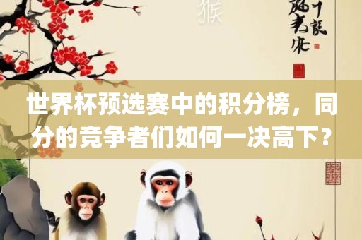 世界杯预选赛中的积分榜，同分的竞争者们如何一决高下？广西贺州市华昌新材料有限公司