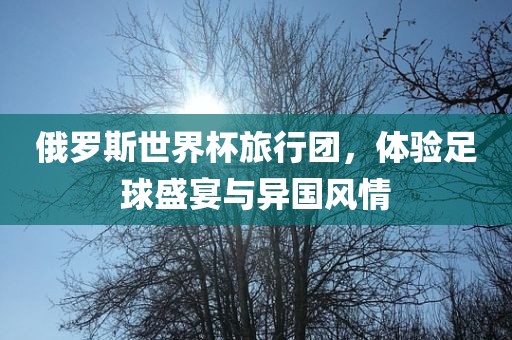 俄罗斯世界杯旅行团，体验足球盛宴与异国风情广西贺州市华昌新材料有限公司