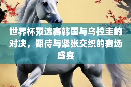 世界杯预选赛韩国与乌拉圭的对决，期待与紧张交织的赛场盛宴广西贺州市华昌新材料有限公司