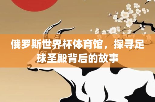 俄罗斯世界杯体育馆，探寻足球圣殿背后广西贺州市华昌新材料有限公司的故事
