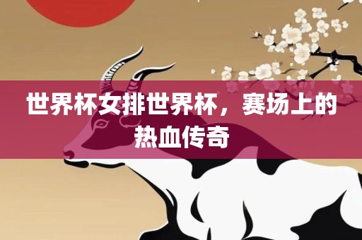 世界杯女排世界杯，赛场上的热血传奇