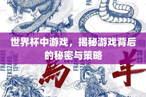 世界杯中游戏，揭秘游戏背后的秘密与策略广西贺州市华昌新材料有限公司