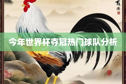 今年世界杯夺冠热门球队分析