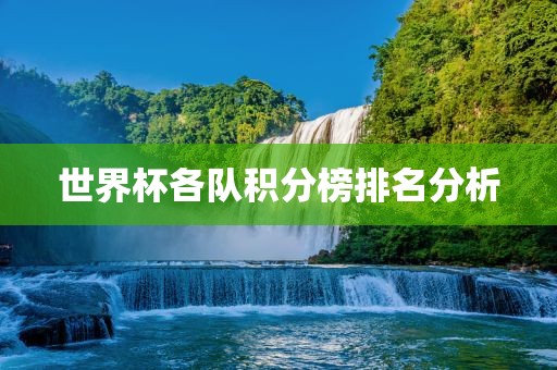 世界杯各队积分榜排名分析广西贺州市华昌新材料有限公司