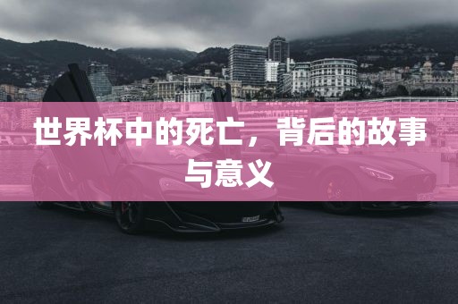 世界杯中的死亡，背后的故事与意义