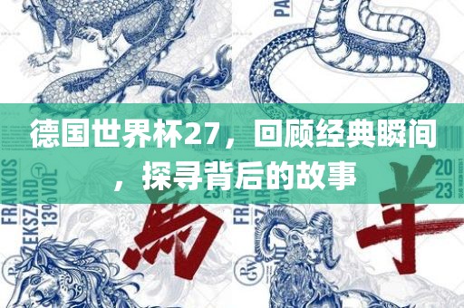 德国世界杯27，回顾经典瞬间，探寻背后的故事