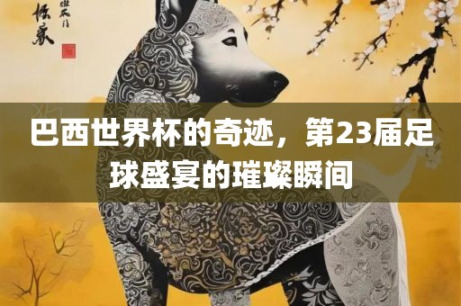 巴西世界杯的奇迹，第23届足球盛宴的璀璨瞬间