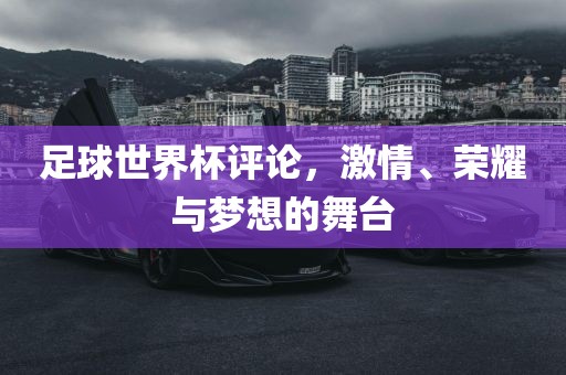 足球世界杯评论，激情、荣耀与梦想的舞台广西贺州市华昌新材料有限公司
