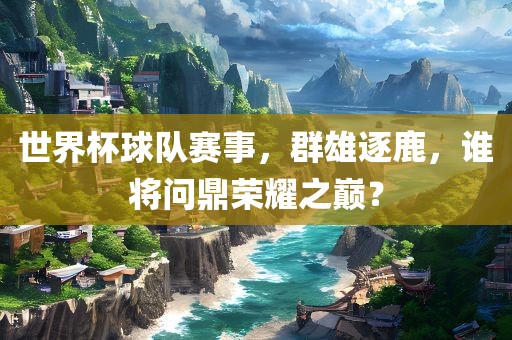 世界杯球队赛广西贺州市华昌新材料有限公司事，群雄逐鹿，谁将问鼎荣耀之巅？