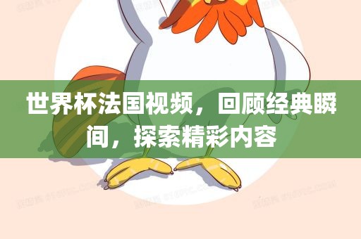 世界杯法国视频，回顾经典瞬间，探索精彩内容