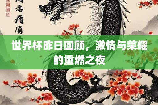 世界杯昨日回顾，激情与荣耀的重燃之夜
