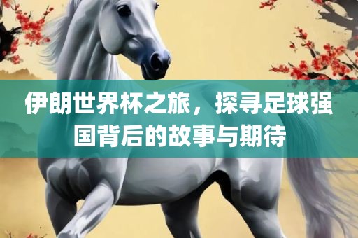 伊朗世界杯之旅，探寻足球强国背后的故事与期待