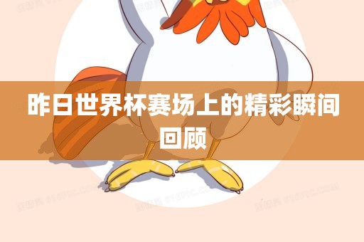 昨日世界杯赛场上的精彩瞬间回顾